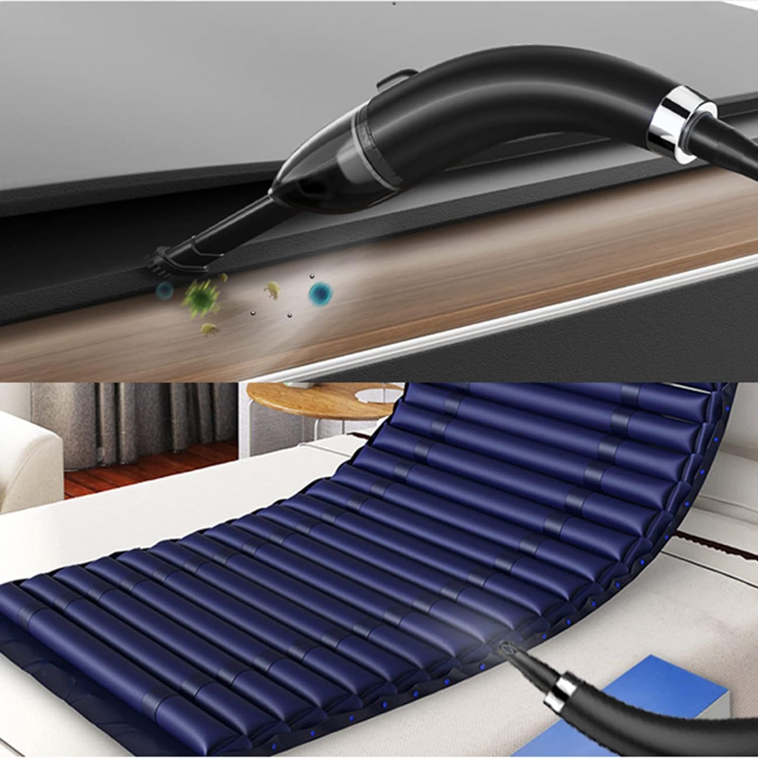 Handheld Vacuum, 8000PA Powerful Car Vacuum Rechargeable, Mini Hand Held Vacuum, Portable Vacuum Cleaner for Home, Car โ image 2