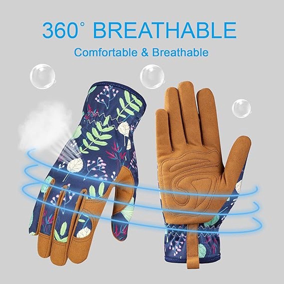 Leather Garden Gloves for Women — image 4