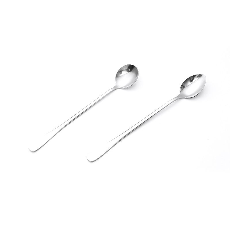 Zimoo Stainless Steel Spoon Long Handle Office Kitchen Pointed spoon — image 6