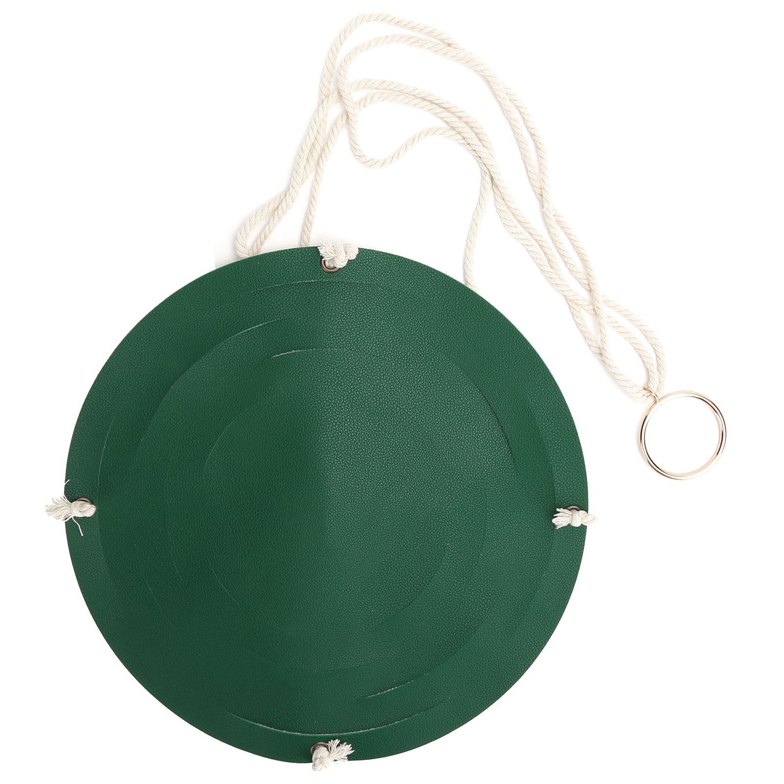 Plant Hanger PU Leather Wall Hanging Flower Pot Holder Basket Home Garden DecorationS Green — image 2