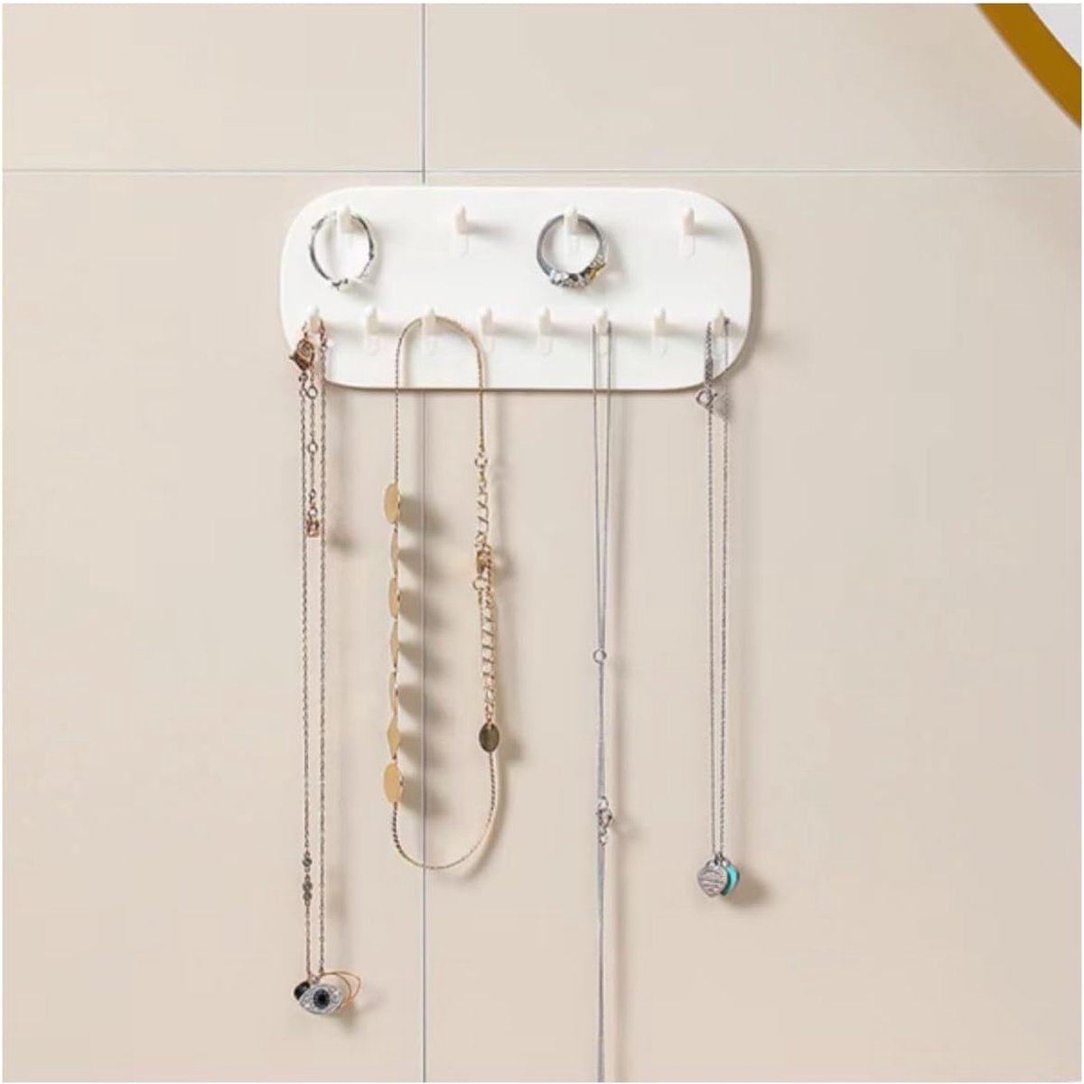2 pieces - Jewelry stands - Jewelry display stand - Earring rack - Necklace holder organizer - wall jewelry organizers - Jewelry hooks - Necklace hook — image 4