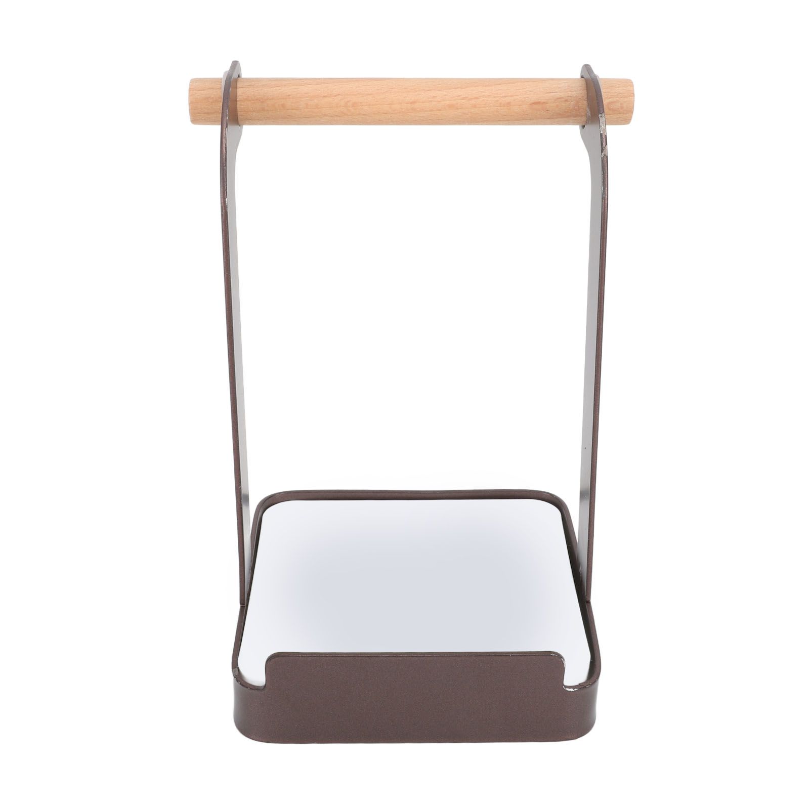 Pot Lid Holder Rack Multifunction Prevent Slip Iron Basin Wood Rack Cooking Tool Spatula Stand Kitchen Organizer Coffee โ image 4