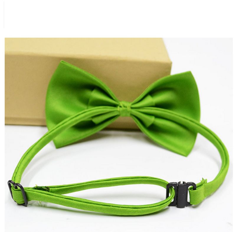 18 pcs Dog Bow Tie Collar, Red, for Small to Medium Pets — image 3