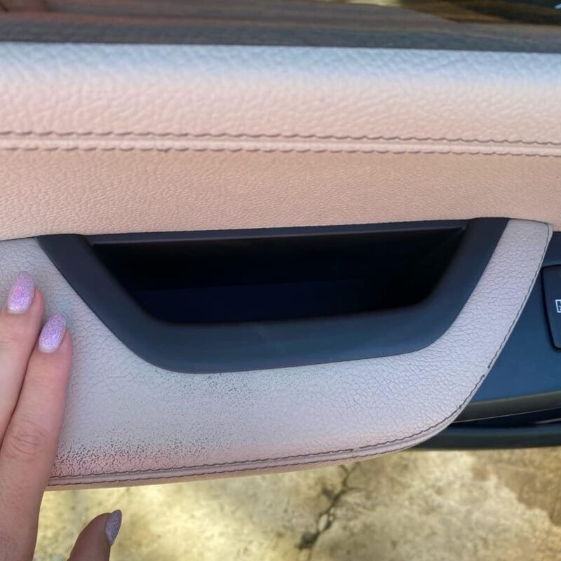 S Side Storage Box Compatible with BMW X3 X4 F25 F26 Car Door Handle Compatible with BMW X3 X4 20102017, Black โ image 3