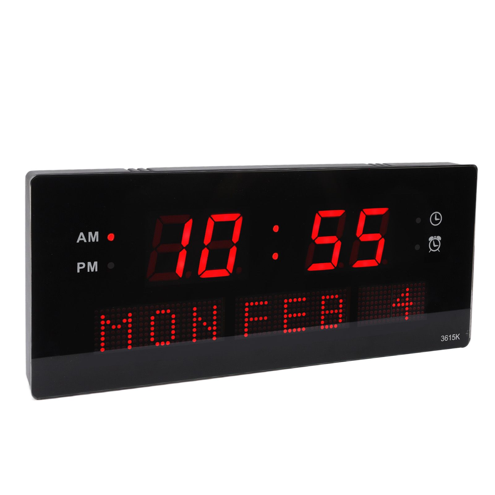 LED Wall Clock Decorative Black Frame Elegant Style Hanging Holes Digital Display Electric Desk Clock 100 to 240V AU Plug โ image 5
