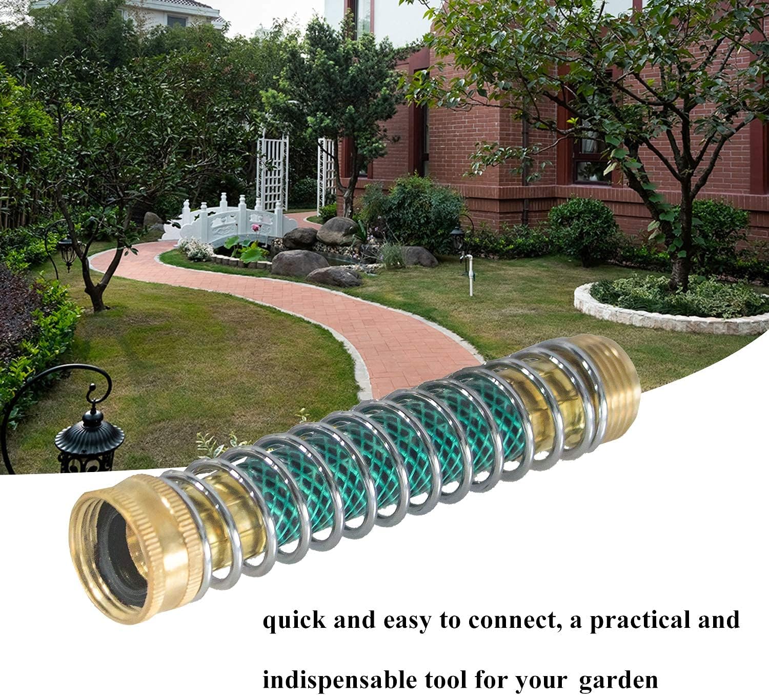 Garden Hose Protector + 4" Twist Hose Nozzle, 2" Jet Sweeper Nozzle — image 4
