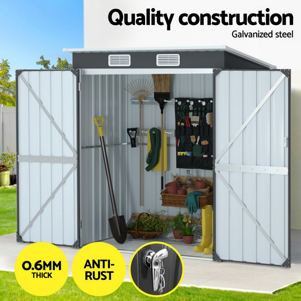 Giantz Garden Shed 1.62x1M Outdoor Storage Tool Workshop House Shelter — image 4