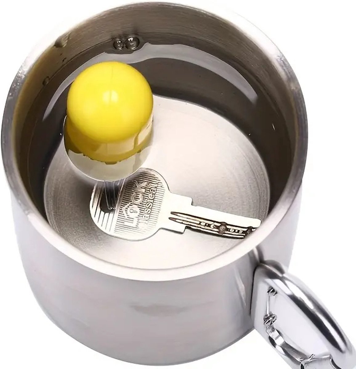Floating Keychain I ABS I Bumper I Key Driver I Floating I Oval I White — image 4