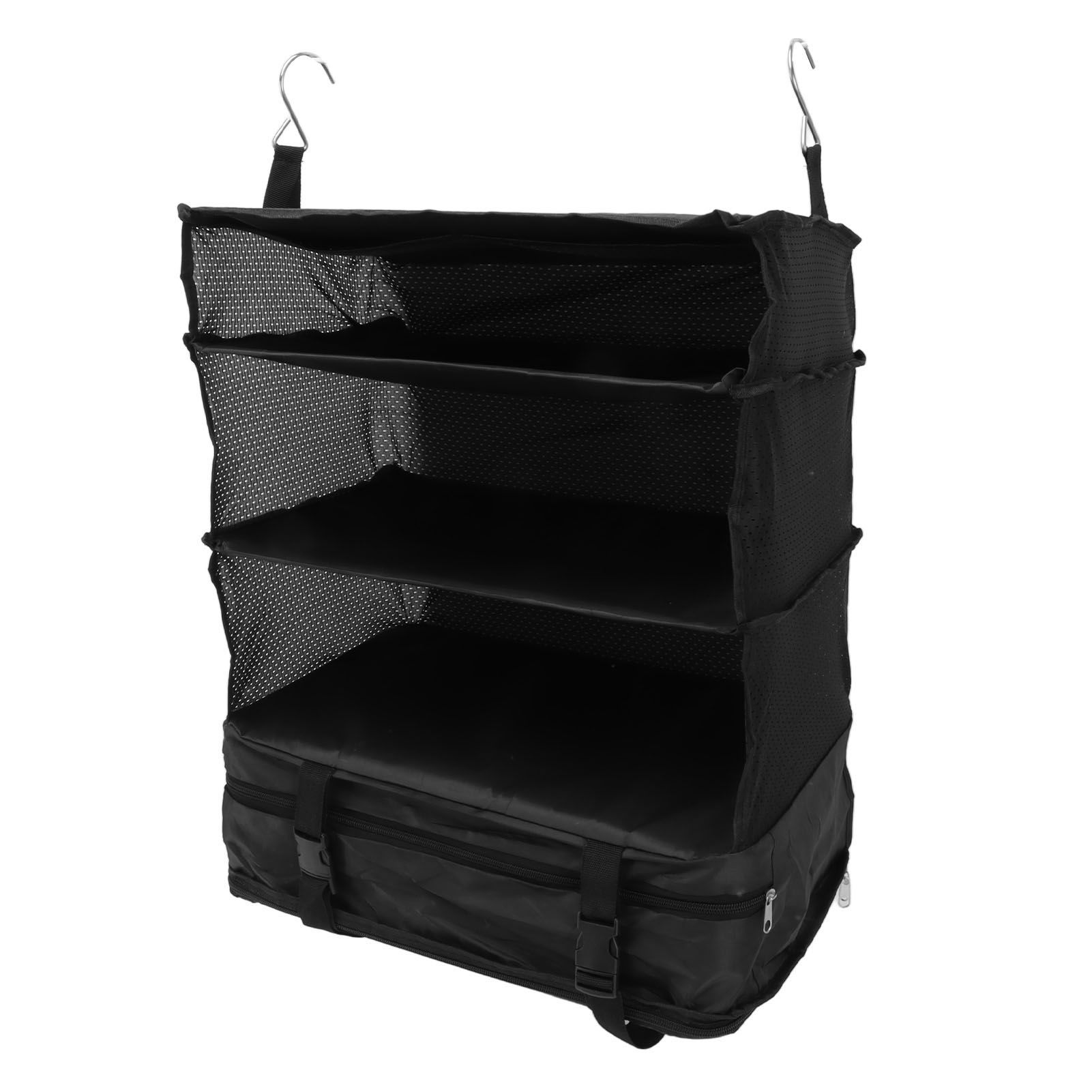 Hanging 3 Shelf Travel Shelves Bag Portable Multifunctional Large Capacity Hanging Packing Cubes Storage Bag — image 2