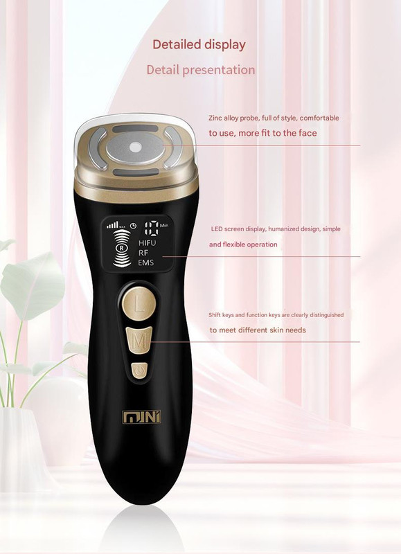 3-in-1 Facial Firming & Anti-Wrinkle Device with HIFU, RF & EMS Technology(White) โ image 6
