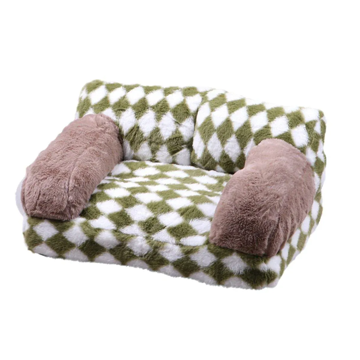 Dog Cat Sofa Warm Pet Sofa for Cats and Small Dogs Comfortable Sleeping Bed — image 2