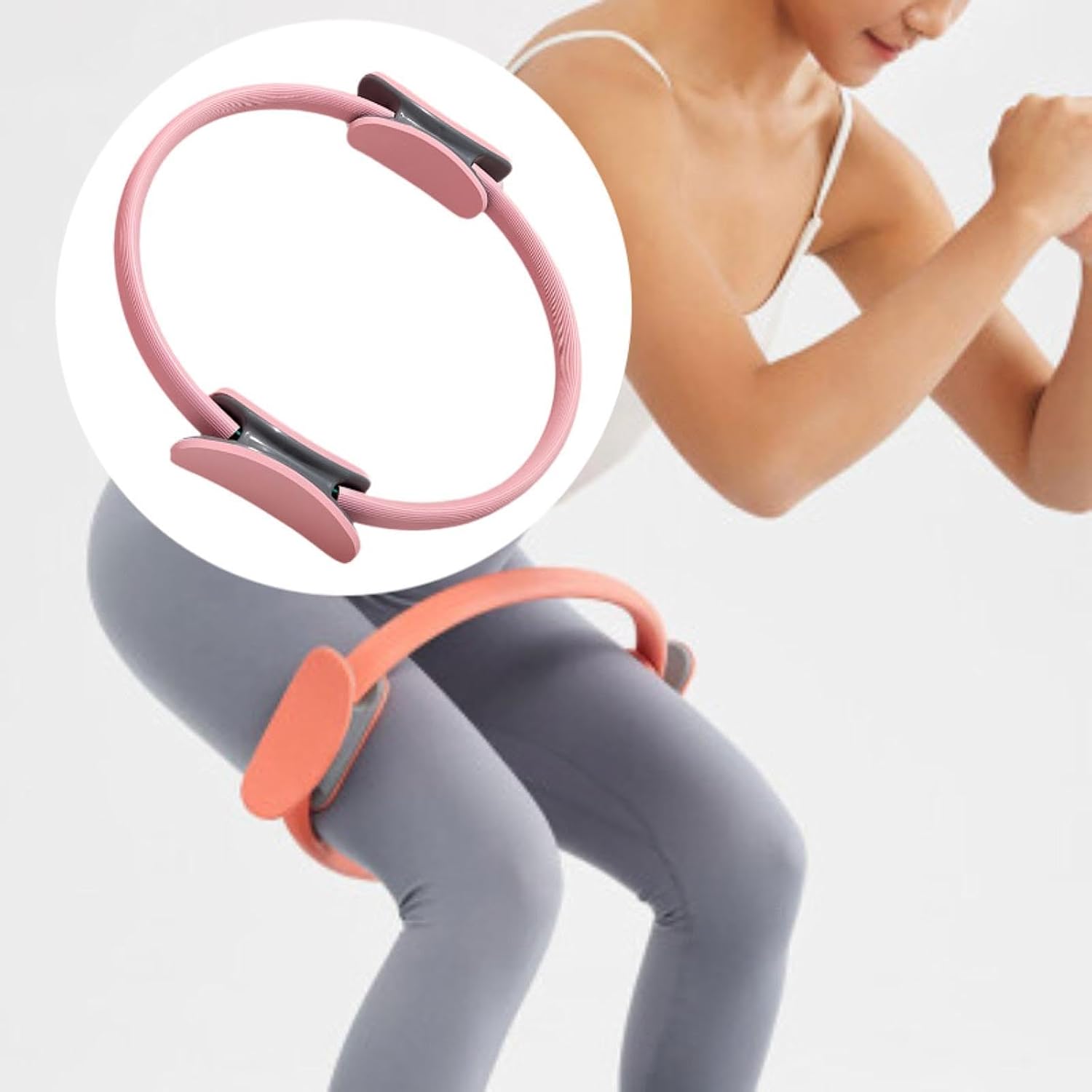 Pilates Ring Fitness Ring Toning Thighs Legs Thigh Toner for Women Girl Inner Thigh Exerciser Fitness Circles Pilates Circle — image 3