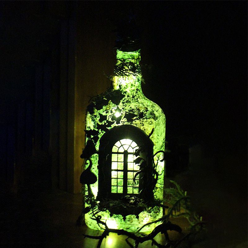 Wine Bottle Luminous Wine Glass Light Up Wine Mug Desktop Ornament for Home Living Room Balcony Night Lights, Garden,Patio โ image 4