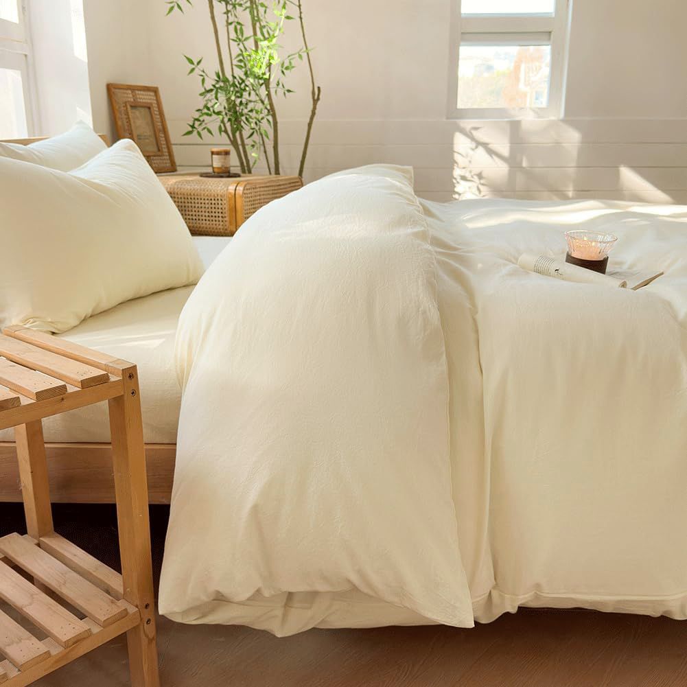 Hotel Soft Microfiber Duvet Cover Set-2000TC Quilt Cover Set & Pillowcases -1 Donna Cover Zipper Closure & 1 x Pillowcases-Breathable Bedding - Wrinkle, Fade — image 5
