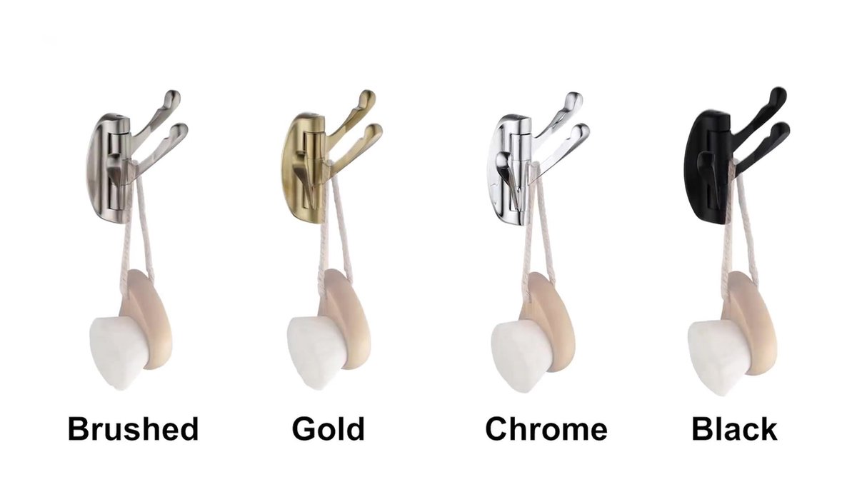 Wall Hook - Swivel Hooks - Foldable Coat and Towel Hook - Triple Hook - Small Hooks - Hanging Hooks - Wall Hook - Coat Hook - Towel Hanger - Small — image 2