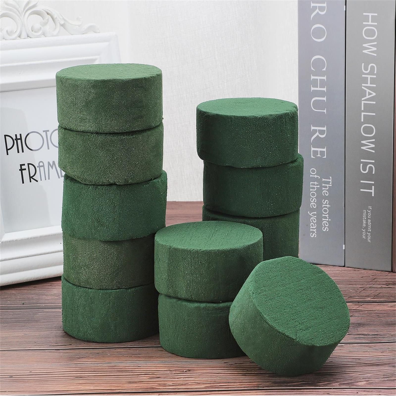 12pcs Floral Foam Round Dried Flower Foam Blocks Handmade Flower Arrangement Materials โ image 4
