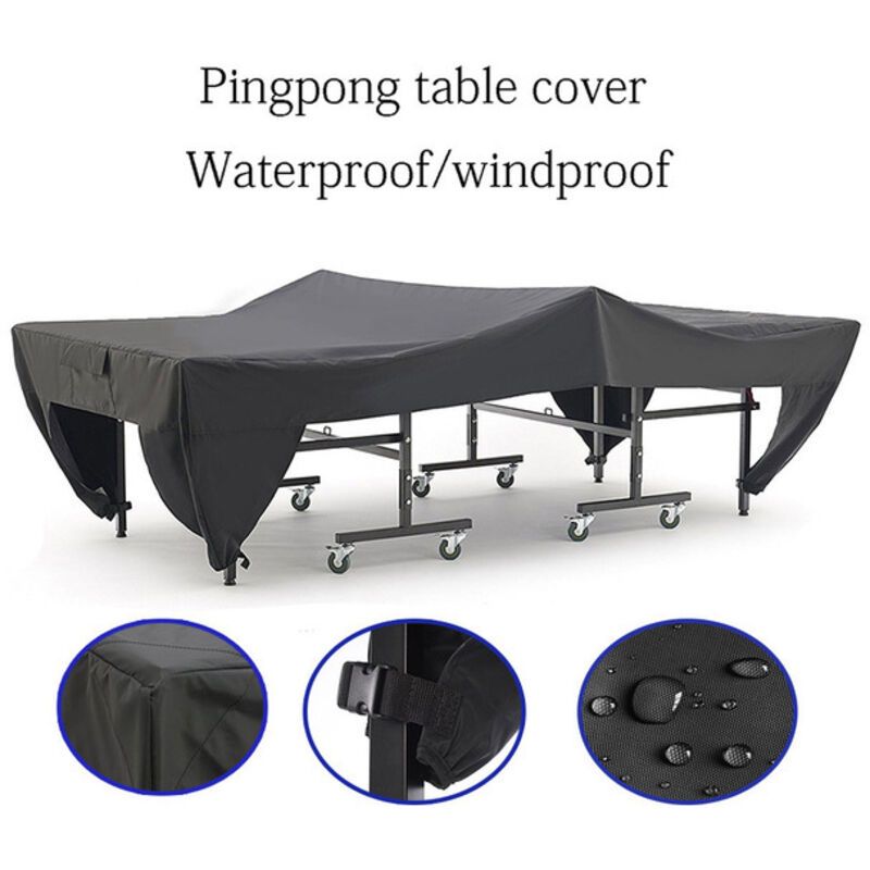 Garden Furniture Cover, Waterproof Dustproof Ping Pong Table Cover for Patio — image 2