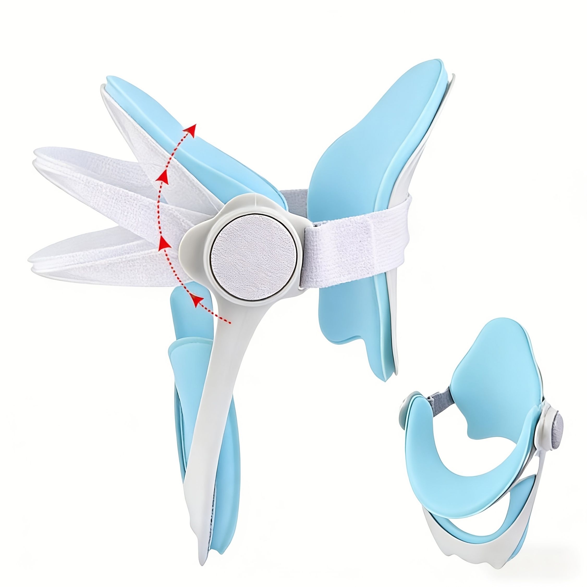 1pc Home Adjustable Neck Support, Ergonomic Design, Breathable And Comfortable, Adjustable Shoulder Straps for Enhanced Back Support, Ideal Gift for Adults