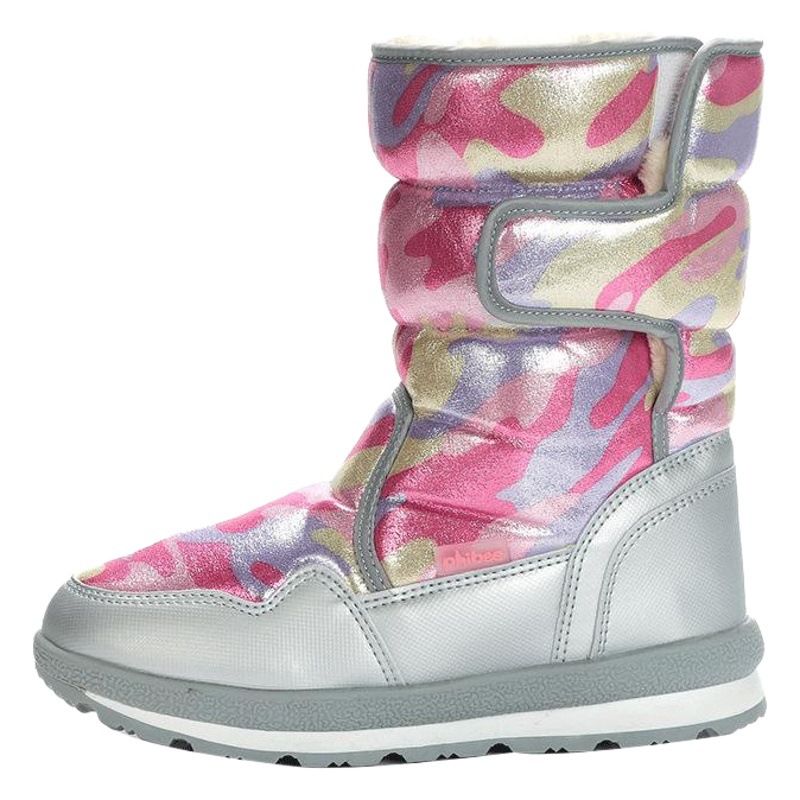 Phibee Kids Snow Boots Anti-Slip Warm M904 silver gray 33 โ image 2