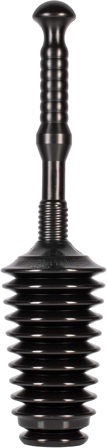 Master Plunger MP500-3TB Heavy Duty Bathroom Toilet Plunger Kit with Tall Bucket. Equipped with Air Release Valve, Black — image 6