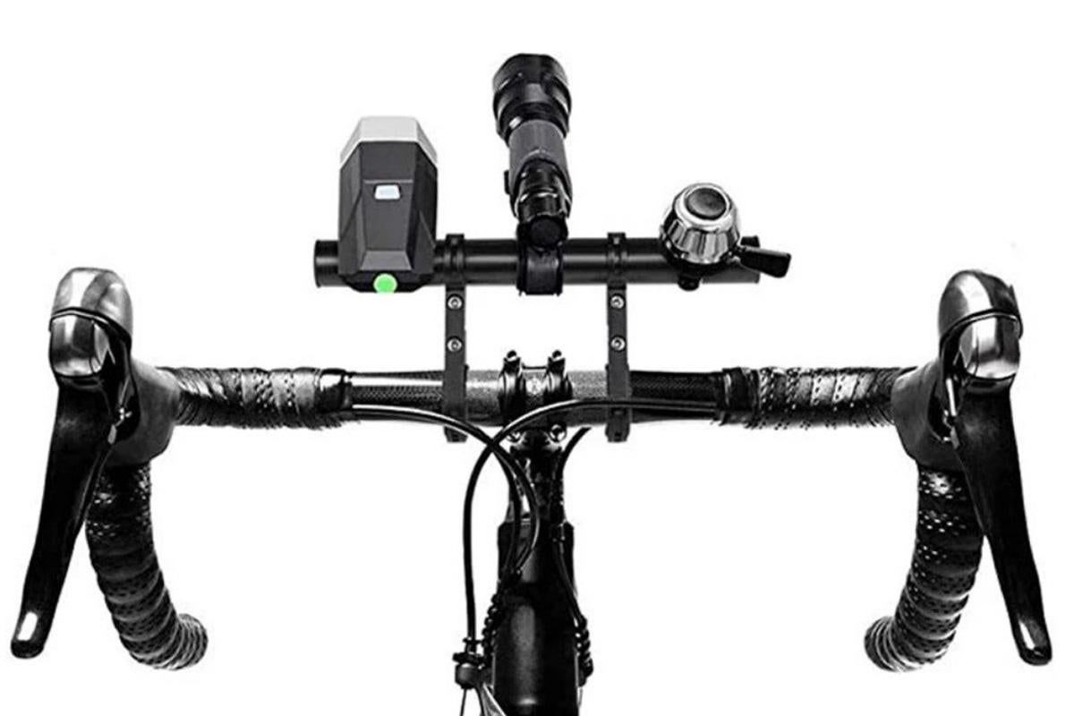 20cm Aluminum Alloy Bicycle Handlebar Extender Mount - Black โ image 4