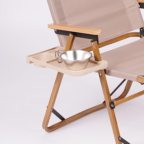 Folding Camping Table Multifunctional Portable Picnic Table for Outdoor Travel Khaki — image 4