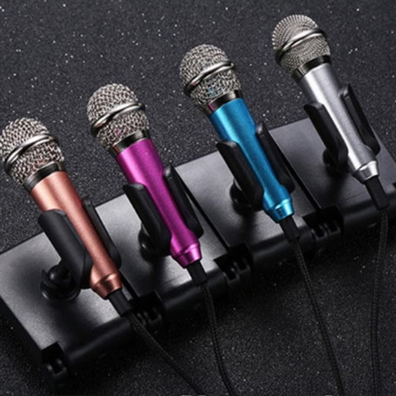 Mini Microphone Portable Vocal Instrument Mic for Mobile Phone Laptop Notebook - Silver โ image 6