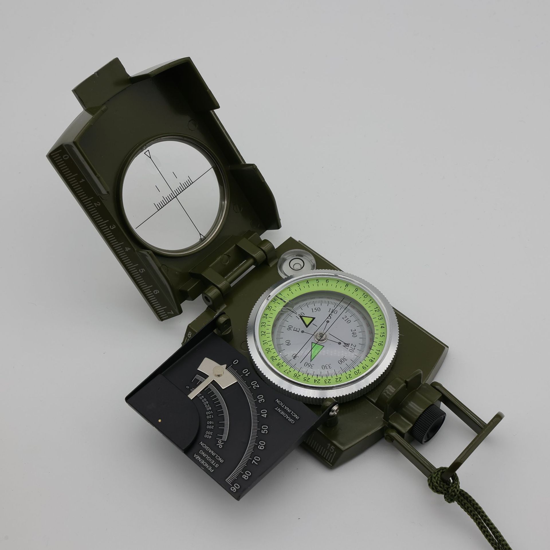Compass for Hiking Survival Camping Hunting Gifts Army Waterproof Pocket Compass for Men Magnetic Map Metal Tactical Navigation — image 4