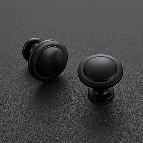 10 Pack Kitchen Cabinet Knobs Drawer Knobs Dresser Knobs Matte Black Zinc Knobs Drawer Pulls Door Knobs Dresser Drawer Handles — image 2