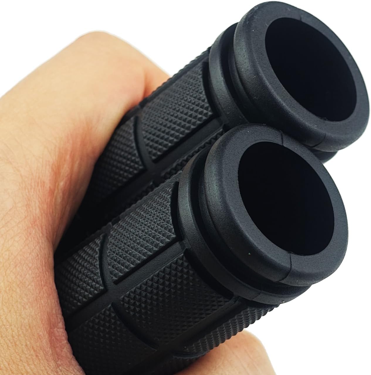 2 Pairs Bicycle Handle Bar Grips Mushroom for BMX/Road Mountain Bikes Black โ image 3