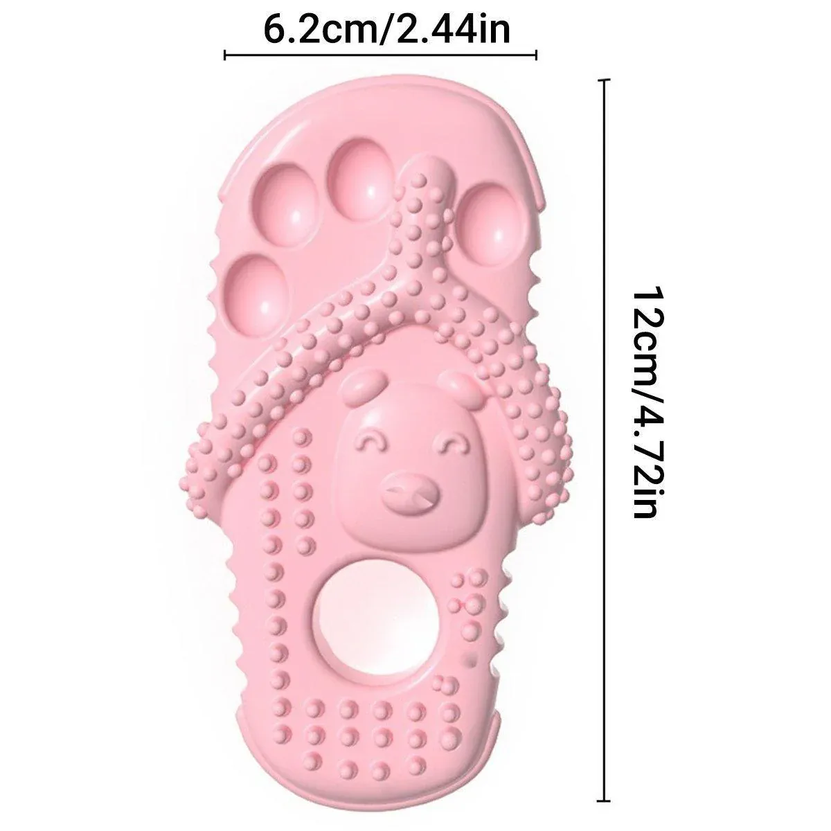 Pet Dog Chew Toy Slipper Shape Teething Durable Puppy Play Training - Blue โ image 4
