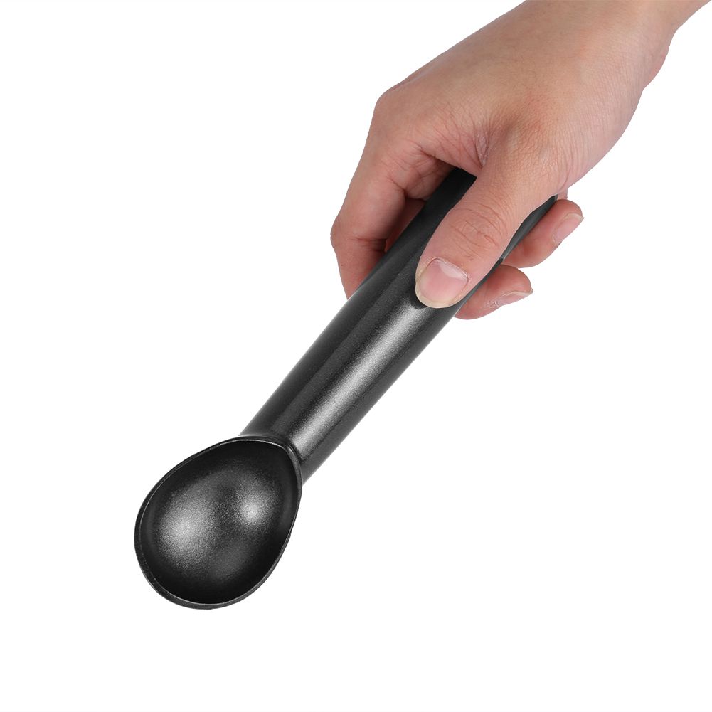 Portable Metal NOn stick Anti feeze Ice Cream Scoop Spoon Kitchen Tool (Matte Black) โ image 4