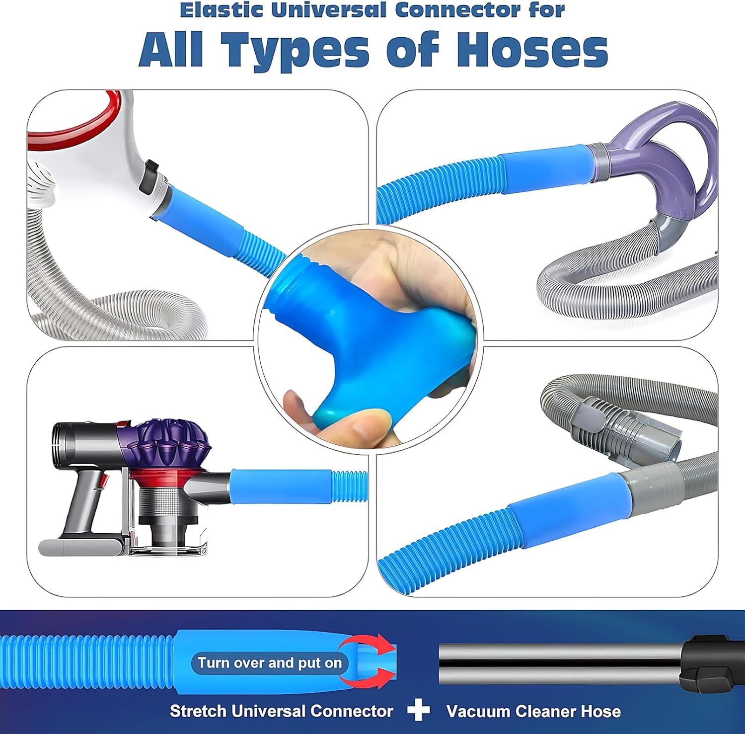 Upgraded Dryer Vent Cleaner: Universal Vacuum Hose Attachment Fits All Vacuums Cleaner, Deep Cleaning Tools for Clogged Ducts & Lint Removal — image 3