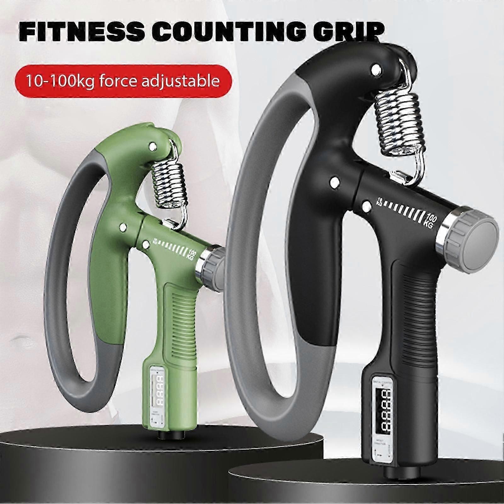 Adjustable TPR Hand Grip for Fitness and Strength Training - Green โ image 3