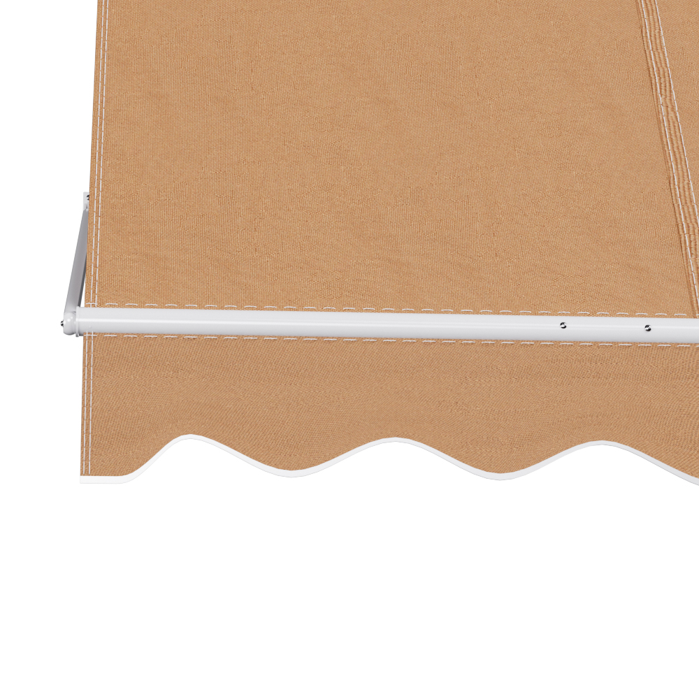 Instahut Window Fixed Pivot Arm Awning Outdoor Retractable Canopy 2.1X2.1M Beige โ image 4