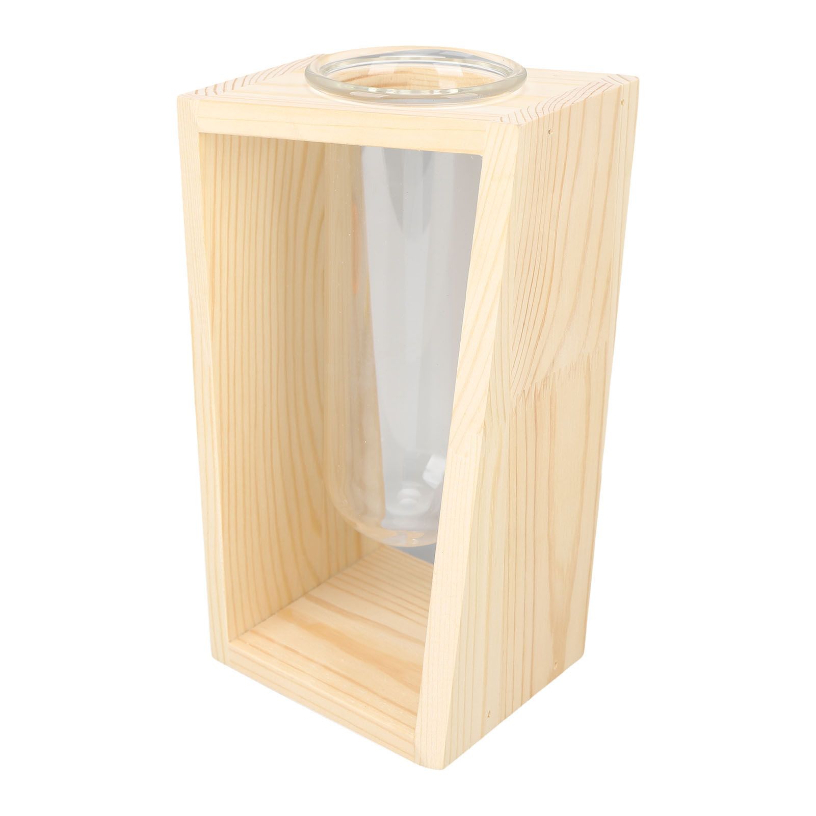 Glass Test Tube Plant Terrarium Multipurpose Innovative Hand Crafted Desktop Plant Terrarium for Hydroponic Plants Logs โ image 4