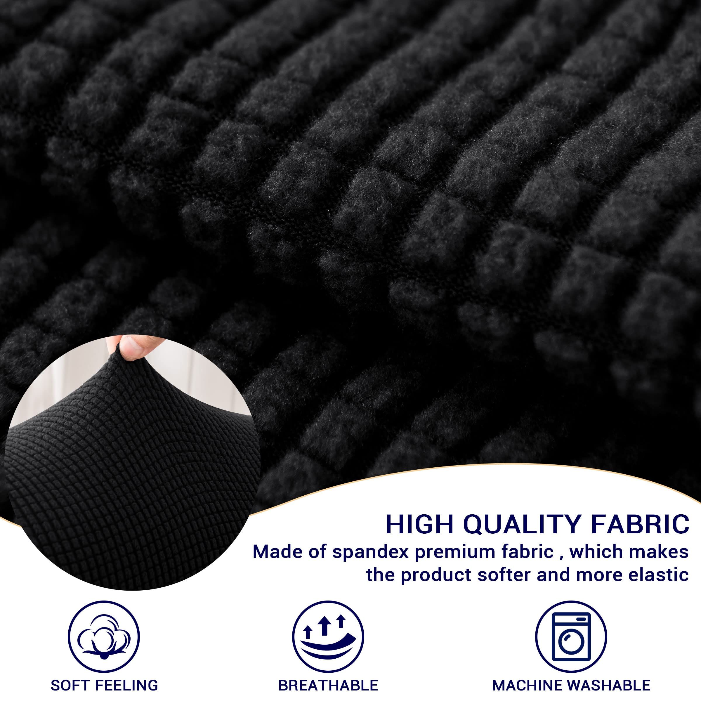 2pc Stretch Armrest Covers Spandex Arm Covers for Chairs Couch Sofa Armchair Slipcovers for Recliner Sofa with Twist Pins — image 2