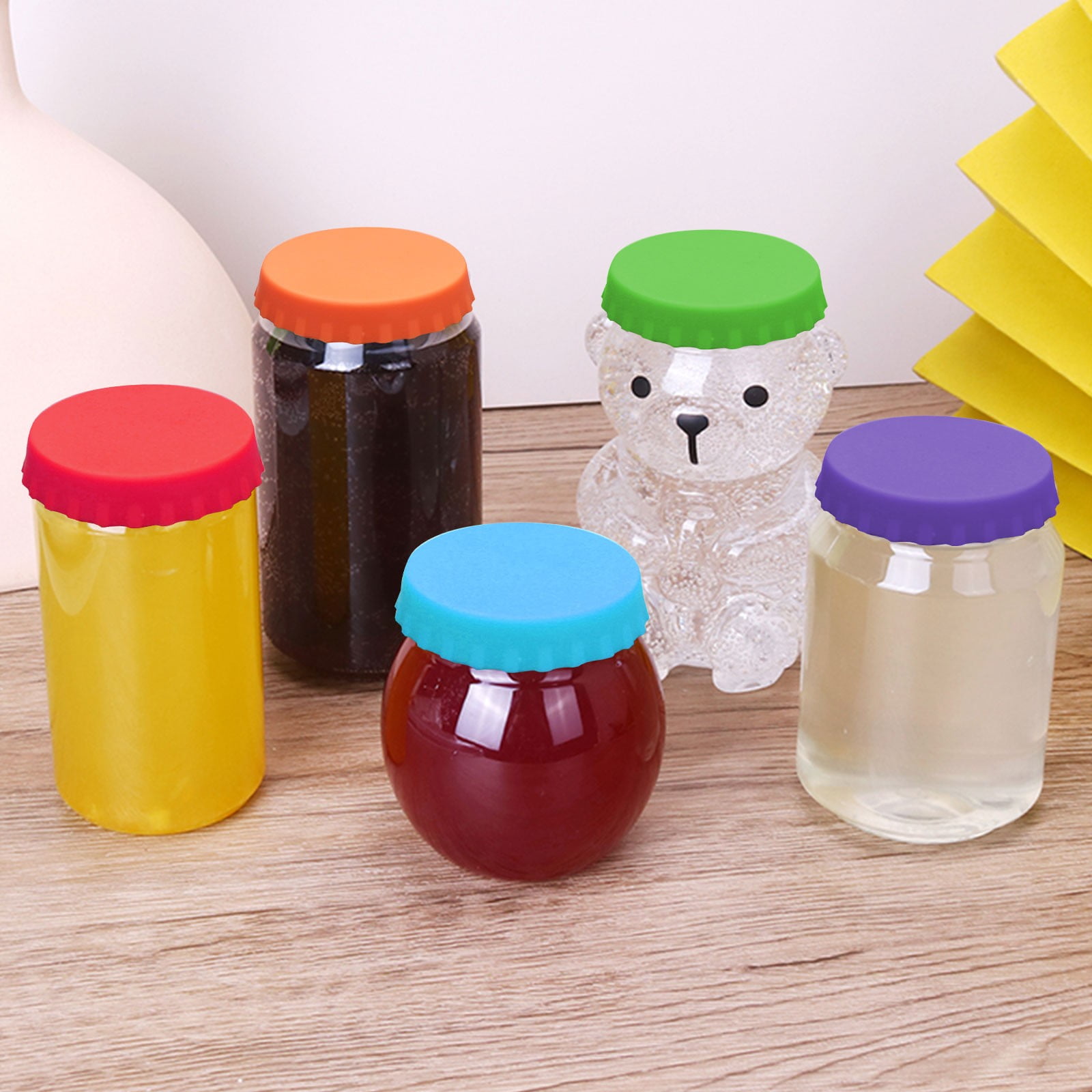 Back to School SuppliesSilicone Can Cover Soda Can Cover Cans Can Store Beer Beverages Silicone Leak-Proof Seal Green (Include: 1X Silicone Cover) Sale Green — image 5