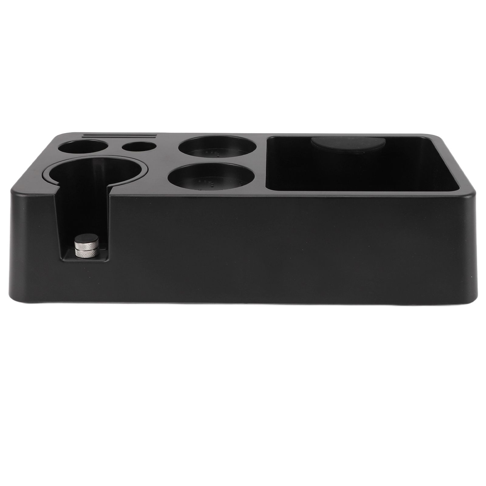 Coffee Tamping Station ABS Modern Multifunctional Coffee Filter Tamper Holder Portafilter Stand for Home Kitchen Cafe Bar Black โ image 3