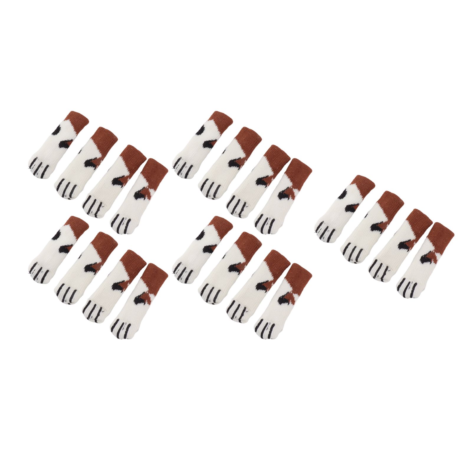 20Pcs Cat Paw Pattern Table Leg Protection Cover Thickened Furniture Chair Leg Feet Floor Protector for 7‑18cm — image 6