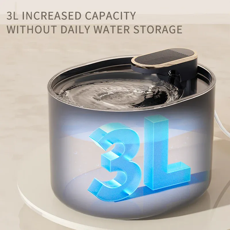 Automatic Cat Water Fountain USB Water Feeder Bowl with 6 Filter Cartridges, Berlin Blue, Quiet Edition โ image 5
