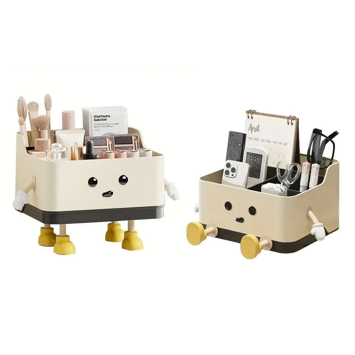 Desktop Organizer Storage Box Household Clutter Compartmentalized Container - Sitting โ image 3