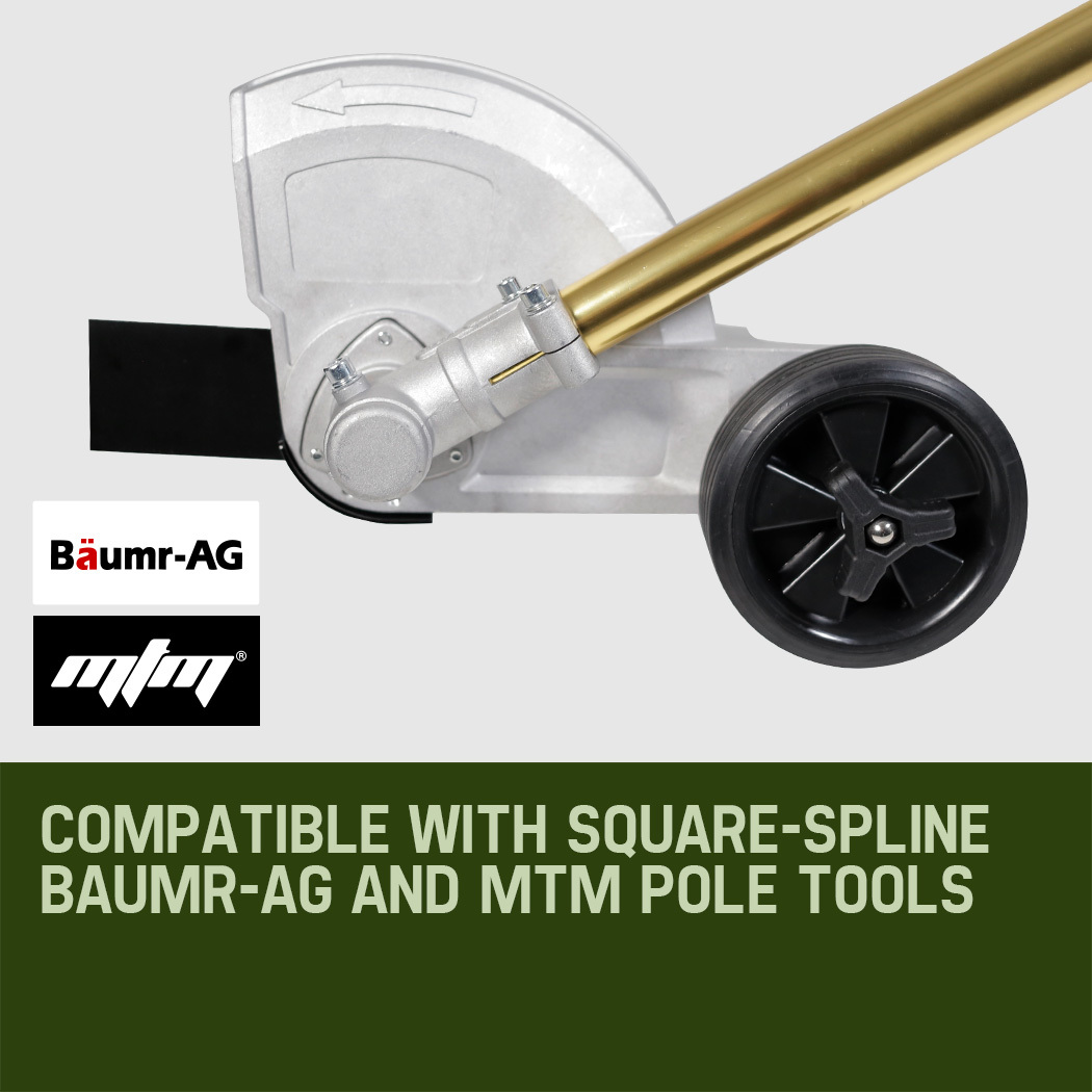 Baumr-AG Grass Edger Attachment Pole Garden Trimmer Brushcutter Lawn Edge โ image 3