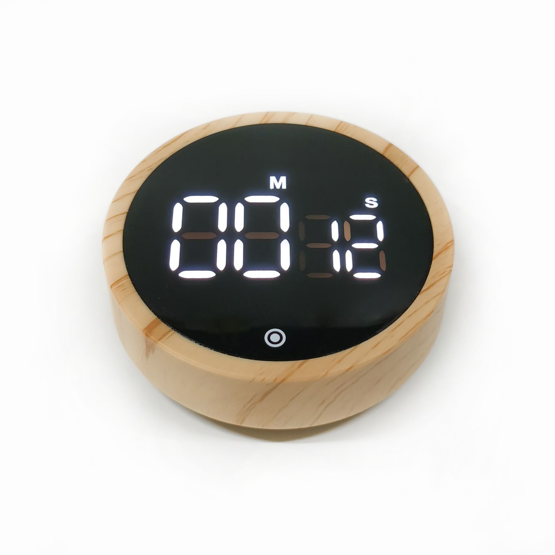 Digital Kitchen Timer - Magnetic Countdown Countup Timer, Easy for Cooking and for Seniors and Kids to Use(light wood grain color)