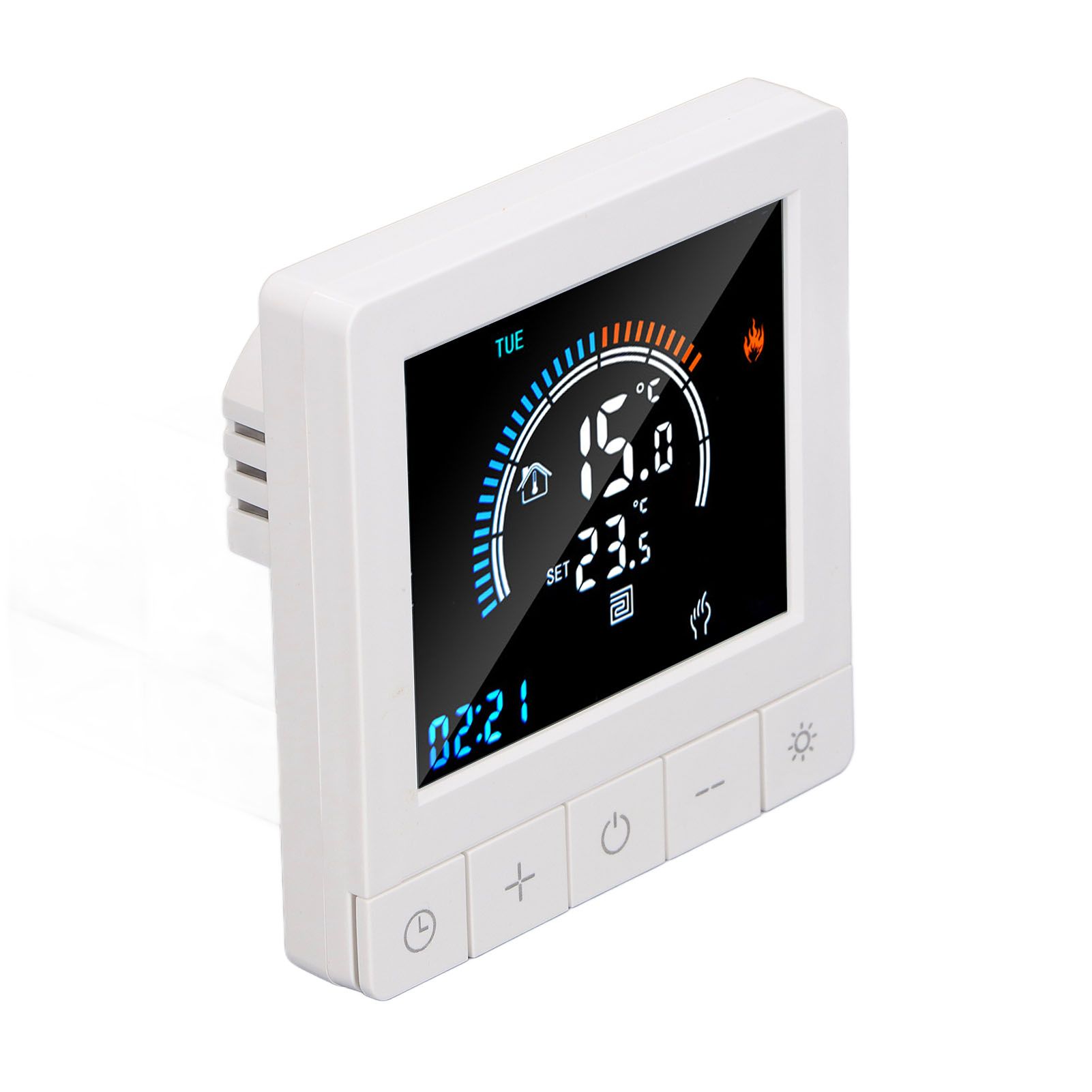 Programmable Smart Thermostat Electric Heating Smart Thermostat Digital LCD Display Temperature Controller for Home Hotels AC 90V‑240V 16A WiFi Style — image 6