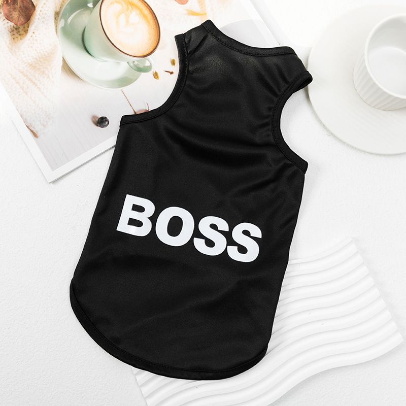 Pet Vest Harry Kennel Polyester Breathable Flat cloth vest-boss XS