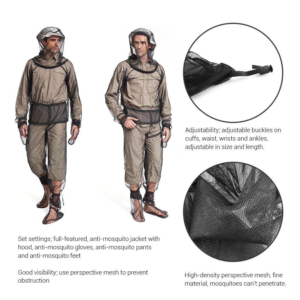 Unisex Ultra Fine Mesh Anti Mosquito Suit for Summer Outdoor Activities โ image 3