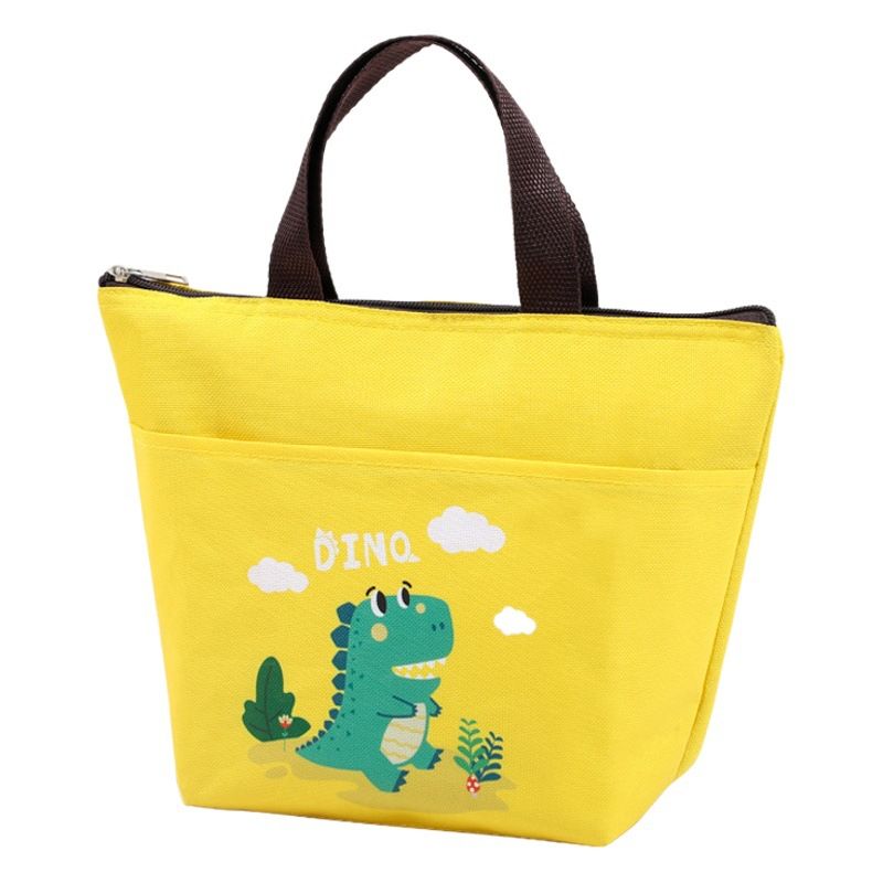 Youwang Kids Insulated Lunch Bag Oxford Cloth Waterproof Brown Bear โ image 2