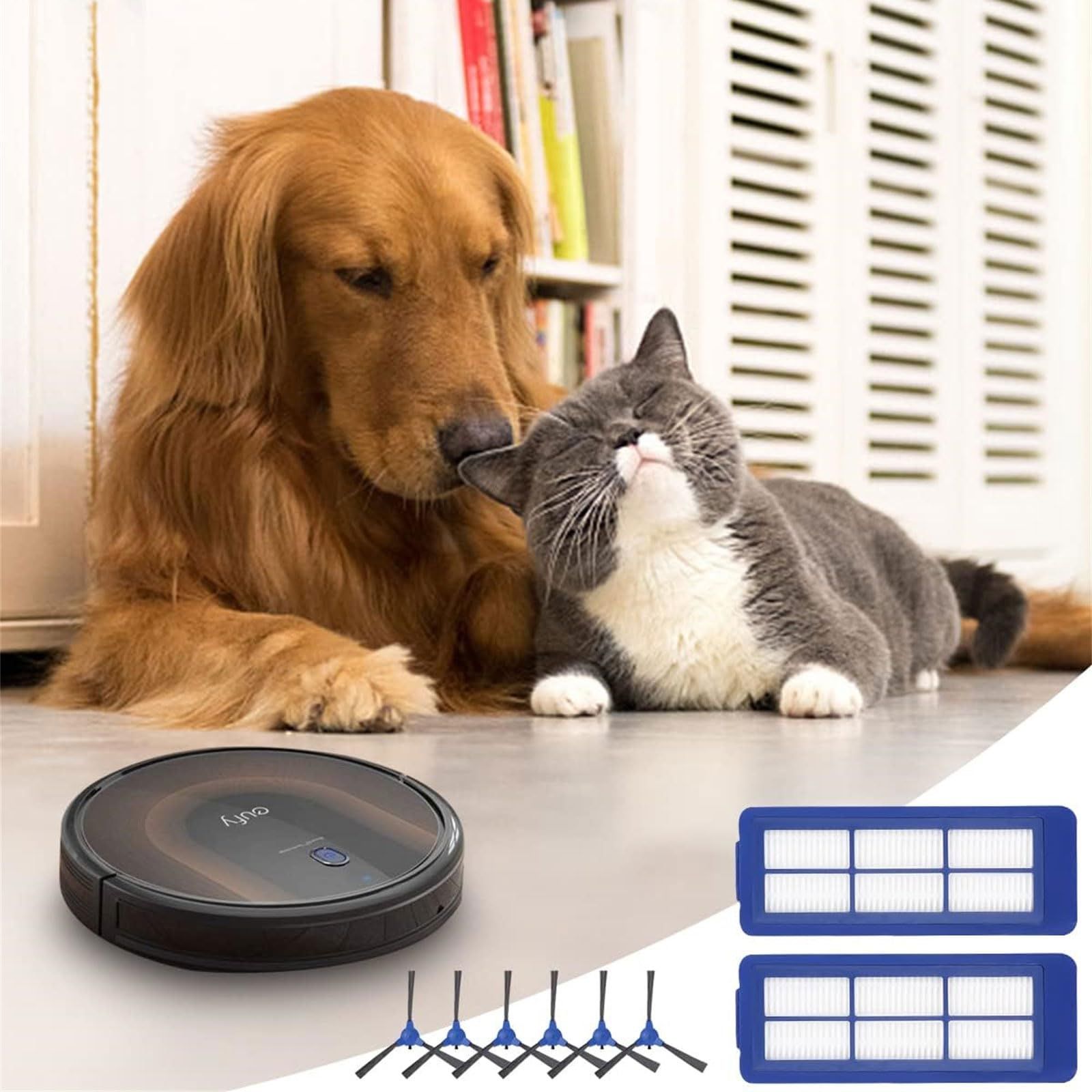 Plastic Robot Side Brush Replacement Filter Robot Vacuum Cleaner Spare Parts Replacement Part Filters For Robot Vacuum Robot