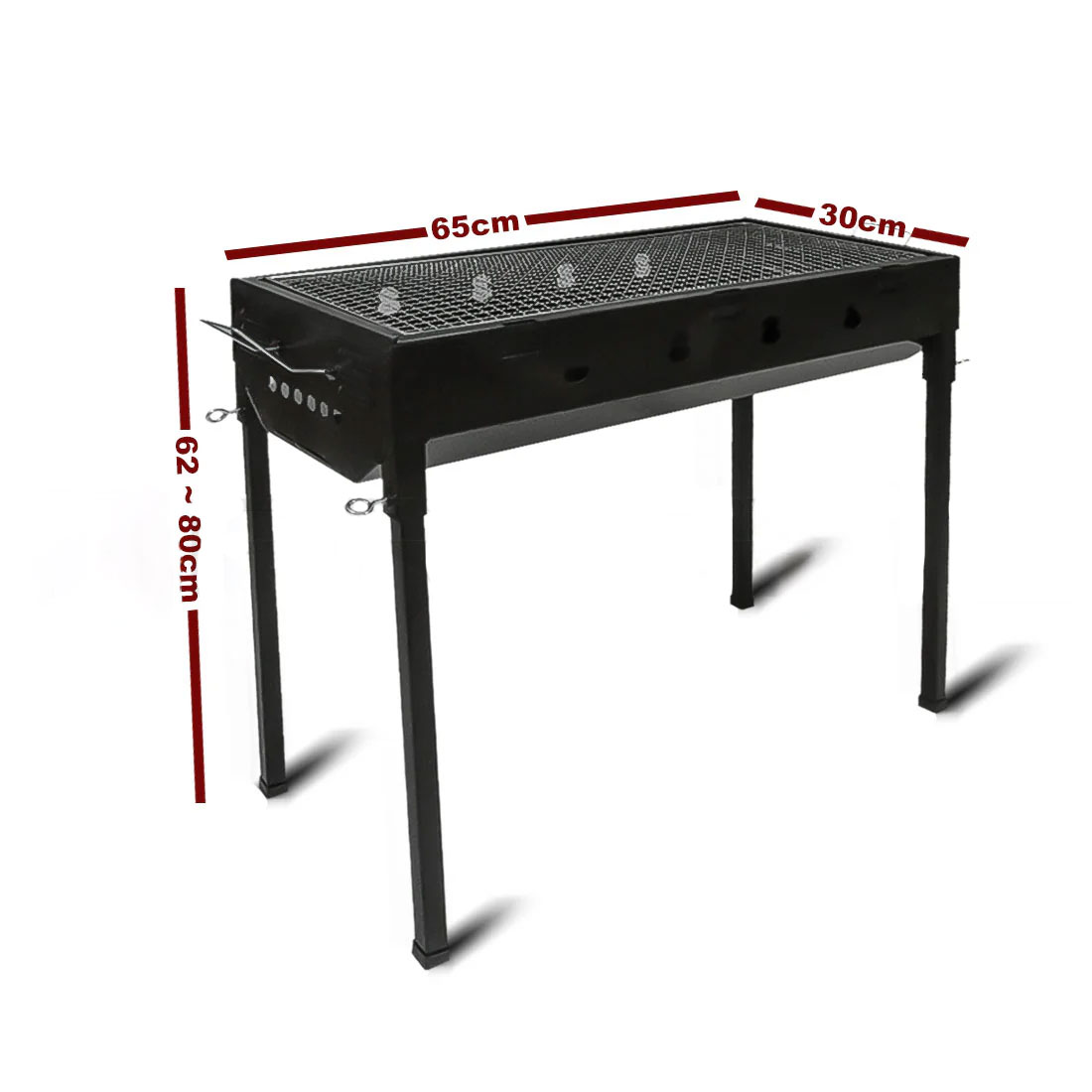 Large Portable Charcoal Outdoor BBQ Barbecue Grill Set — image 5